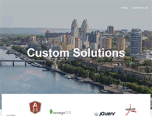 Tablet Screenshot of customsolutions.info